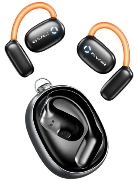AWEI TZ13 ANC čierna / Bezdrôtové slúchadlá do uší / ANC / Bluetooth 5.4 / TWS (AWE000267)