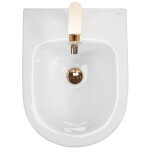 REA - Závesný bidet Carlo Mini White Gold Edge REA-C6990