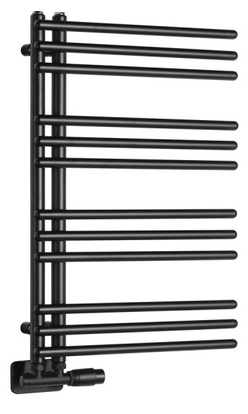 AQUALINE - POSEIDON vykurovacie teleso 450x740 čierna mat PS474B