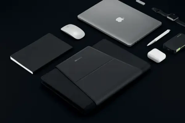 XD Design Chytrá mobilná kancelária čierna / Organizér pre notebook a tablet / do 13 "/ držiak na tablet 12.9" / rPET (P772.501)