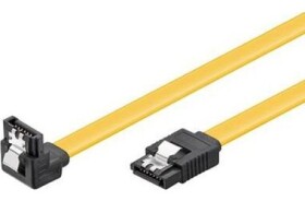 PremiumCord SATA III 90 ° kábel s kovovou západkou 0.3m (kfsa-15-03)