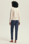 DÁMSKE PYŽAMO DELANIE 43698 AW25 ECRU-JEANS L