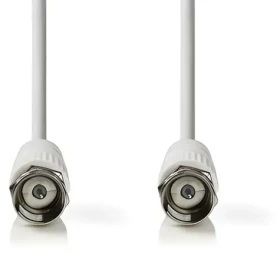 Nedis satelitný anténny kábel F(M) - F(M) biela / Kábel / 75 Ohm / 50 dB / dvojité tienenie / 3 m (CSGB41000WT30)