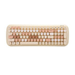 MOFII Candy BT béžová / Bezdrôtová klávesnica / Bluetooth / US Layout / 2x AAA (SK-646BT Beige)