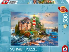 Schmidt Puzzle Maják na skale