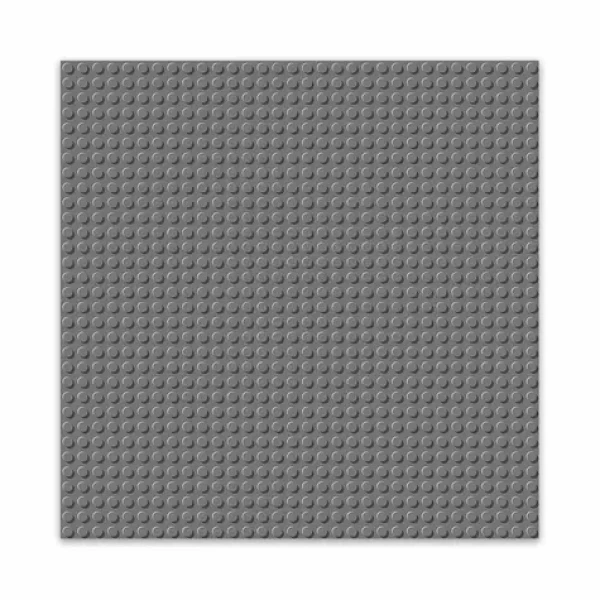 BRIXIES PLUS 225.011 Základná podložka na stavanie - tmavo šedá 25,5 x 25,5 cm
