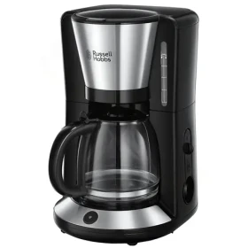 Russell Hobbs Adventure 24010-56 / kávovar na prekvapkávanú kávu / 1100 W / 1.25L kanvica / odmerka / nerez / čierna (24010-56)