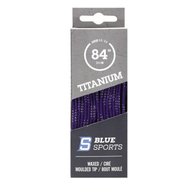 BlueSports Titanum 902041 Voskované šnúrky Bílá