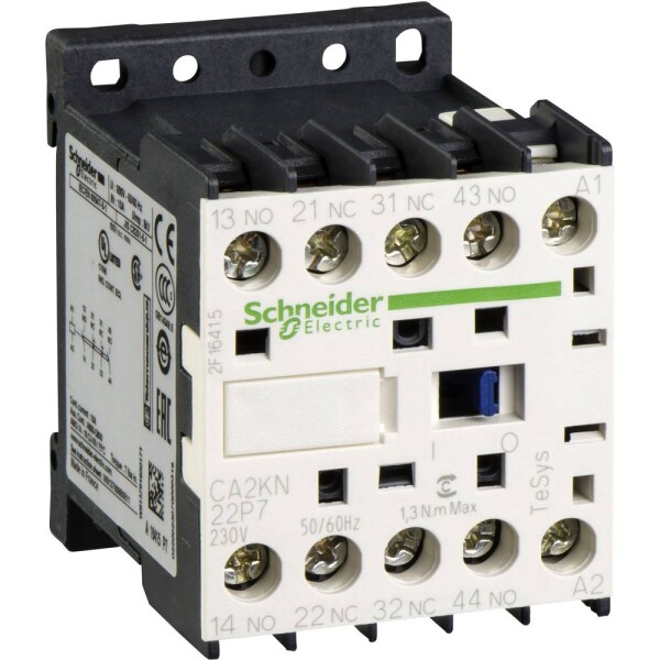 Schneider Electric CA2KN22P7 pomocný stýkač 2 rozpínacie, 2 spínacie 1 ks; CA2KN22P7