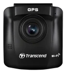 Transcend DrivePro 250 čierna + Prísavný držiak / kamera do auta / 2.4" TFT / 2K Ultra HD / 60 fps / GPS / microUSB / WiFi (TS-DP250A-32G)