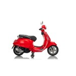 Mamido Detský elektrický skúter Vespa ROMA červený