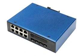 Digitus / Switch / 8x GLAN / 4X SFP+ 10G Uplink / PoE 30W / L2/L3 Managed (DN-651161)