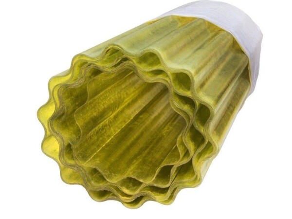 Sklolaminátová vlnitá rola Guttagliss PES - žltá, šírka role 1500 mm (1,5 m² v bm)