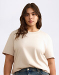 Organic Basics True Heavy Boxy Tee Sandstone L