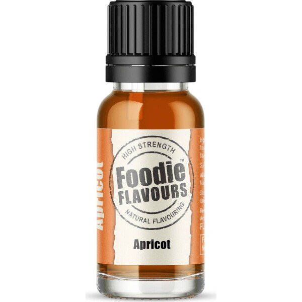 Prírodné koncentrované aróma 15 ml marhuľa - Foodie Flavours - Foodie Flavours