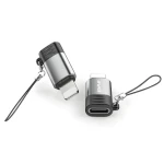 AWEI A11 šedá / Adaptér / USB-C / Lightning / Nabíjanie a prenos dát / 480 Mb/s (A11)