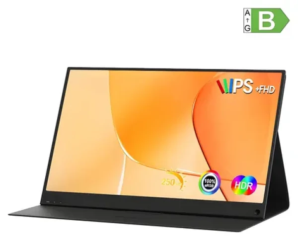 15,6" Zeuslap P15AT / Prenosný monitor / IPS / FHD 1920 × 1080 / dotykový / USB-C + mini HDMI (P15AT Plastic)