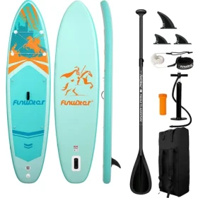 FunWater Nafukovací Paddleboard SUPFW70A 350cm tyrkysová / príslušenstvo (SUPFW70A)