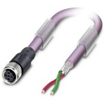 Bus system cable SAC-2P- 5,0-910/M12FSB 1507308 Phoenix Contact; 1507308