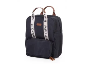 Childhome Prebaľovací batoh Family Club Black / 40 x 30 x 16 cm (CWBPSCBL)