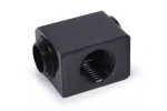 Alphacool Low Profile Adaptér 90° G1/4 AG na G1/4 IG čierna/otočný (17578)