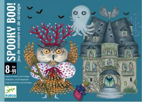 DJECO Kartová hra Spooky Boo /2-4 hráči/od 8 rokov