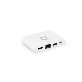 DICOTA Prenosné dokovacie zariadenie USB-C 4v1 biela / HDMI / 1x USB-A / 1x USB-C (D31730)