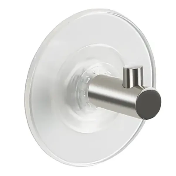 Spirella SUKI háčik s prísavkou priehľadný / PVC / nerez oceľ / 60 mm (7610583137418)