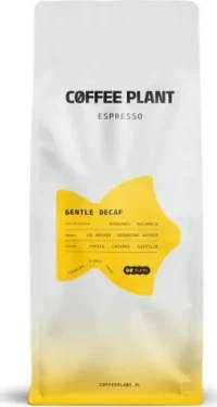 COFFEE PLANT Zrnková káva Espresso Gentle Decaf / 1 kg / Bez kofeínu (2102000022)