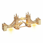 RoboTime drevené 3D puzzle most Tower Bridge