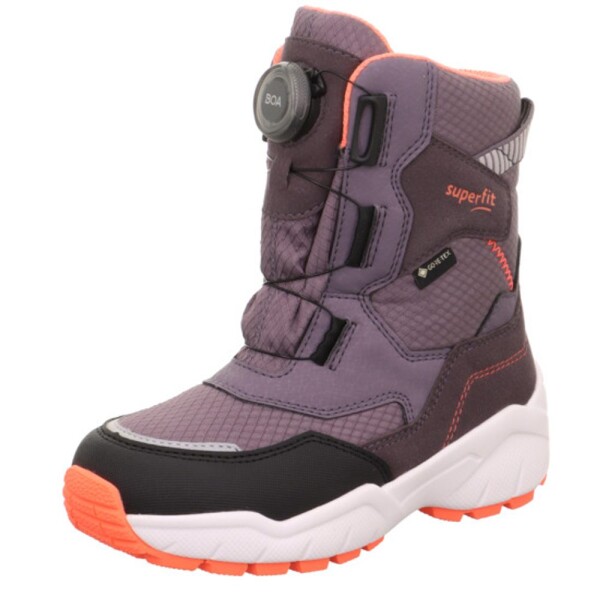 Dievčenské snežnice CULUSUK 2.0 Purple/Orange Gore-Tex, Superfit, 1-009172-8510, fialová - 34