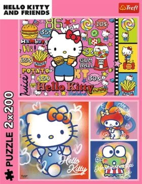 Trefl Puzzle Hello Kitty a priatelia
