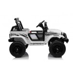 Mamido Mamido Elektrické autíčko OFF ROAD EXTREME 4x4 biele 24V | 200W | 50 kg | EVA | LED | 2,4 Ghz | ECO koža