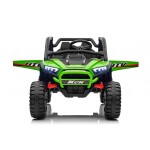 Mamido Mamido Elektrické autíčko Buggy UTV KCK 4x4 zelené 24V | 800W | 50 kg | EVA | LED | 2,4 Ghz | ECO koža