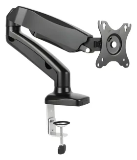 Equip čierna / Držiak monitora na stôl / 17"-32" / do 9 kg / otočný 180 ° / plynová pružina (650120)