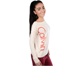 Dámske tričko QS5833E - Calvin Klein S smetanová