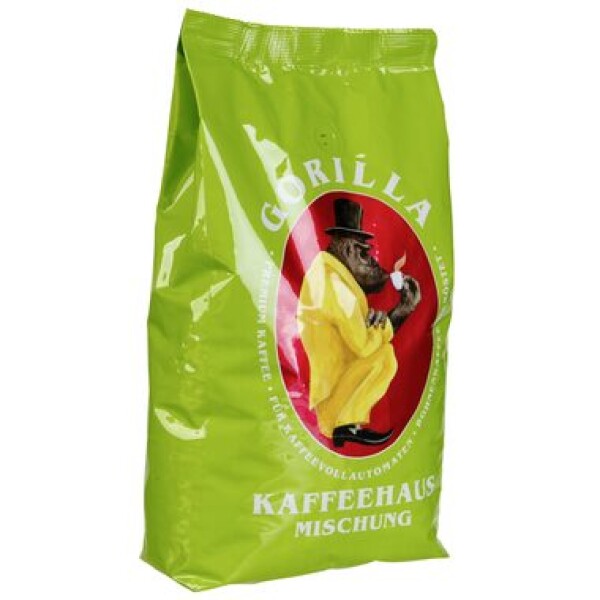 Joerges Gorilla Coffeehouse 1kg / Zrnková káva / 80% Arabica, 20% Robusta / Vákuové balenie (FF01GOKH)