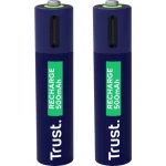 Trust 25585 USB-C Dobíjacia batéria AAA (2ks) / 500 mAh (25585)