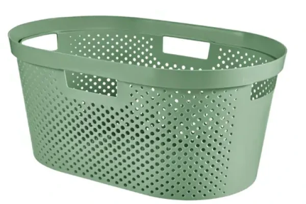 Curver Infinity Dots Kôš na bielizeň 40 l šedá (245808)