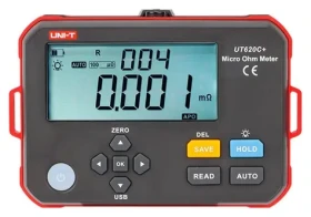 Uni-T UT620C+ / Mikroohmmeter / 0,001 m?-300 k? / rozlíšenie 1 µ? / USB-C / IP54 (UT620C+)
