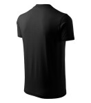 Tričko s výstrihom do V unisex čierne M