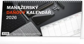 NOTIQUE Stolný kalendár Manažérsky daňový 2026, 33 x 14,5 cm (PGS-35305)