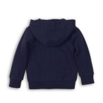 Dievčenská mikina s kapucňou, Minoti, KG ZIP 9, tmavomodrá - 152/158 | 12/13let