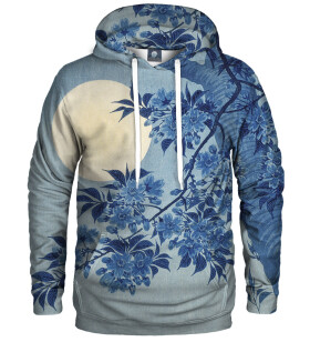 Aloha From Deer Full Moon Hoodie HK AFD1023 Modrá