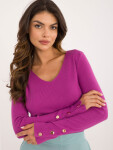 Jumper AT SW 2334.49 tmavo fialový S/M