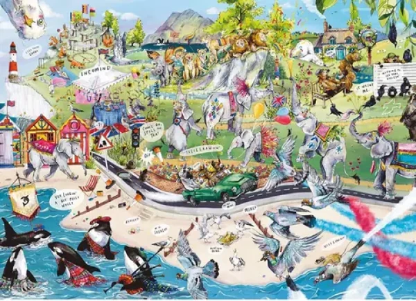 GIBSONS Puzzle Zábavné stádo