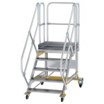 MUNK Günzburger Steigtechnik 600785 hliník, pozinkovaná ocel schodíky; 600785