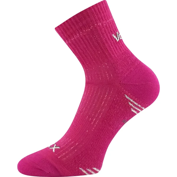 VOXX Ponožky dvouvrstvé z merino vlny OULU středně vysoké FUXIA 35-38 126693