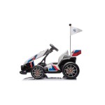 Mamido Detská elektrická motokára BMW Gokart s funkciou driftu biela