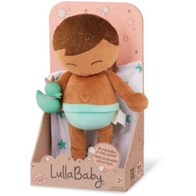 LullaBaby Bábika plyšová do vane chlapec Light Brown Hair